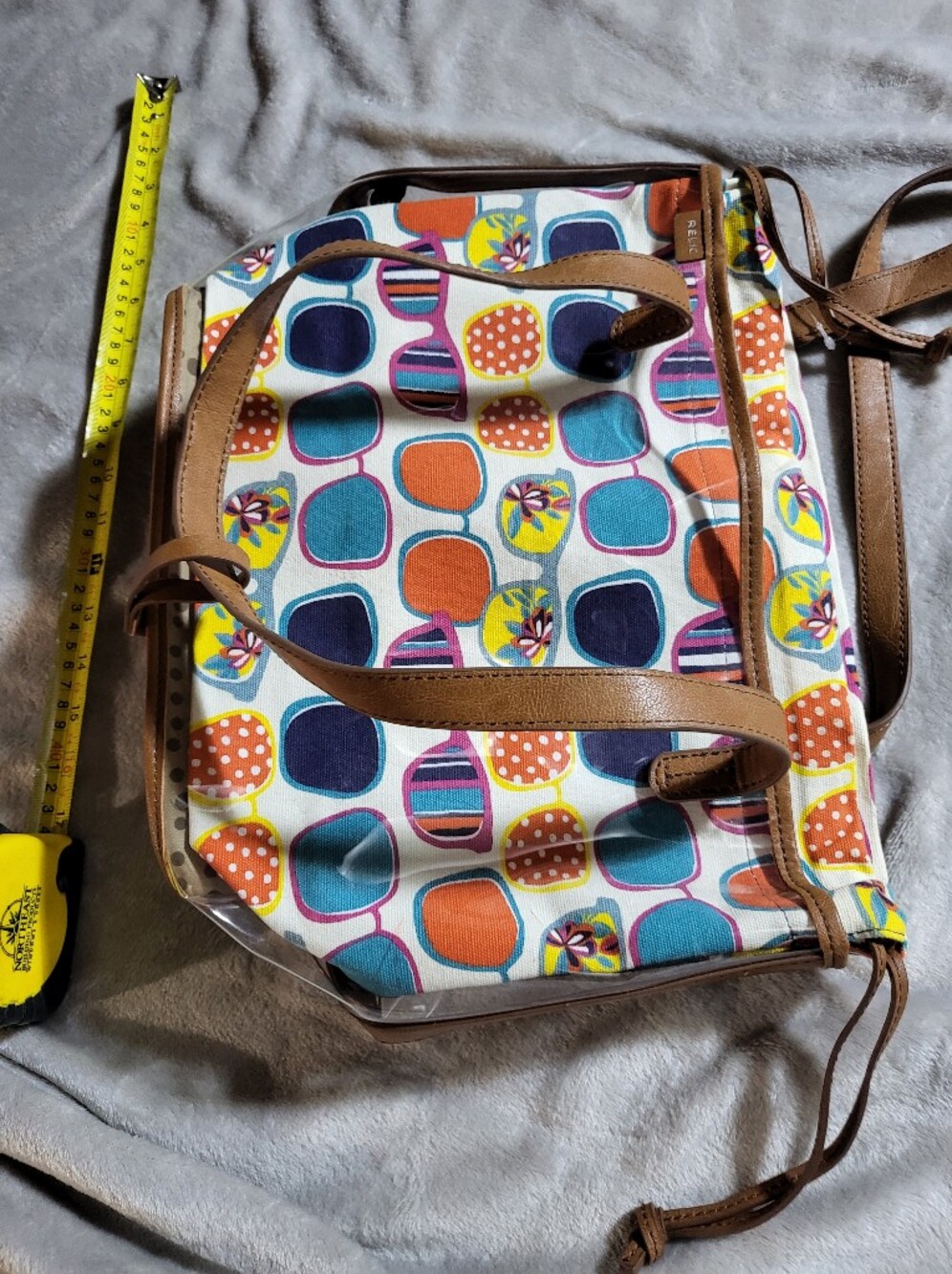 Relic Clear Vinyl Tote With Canvas Insert - Picture 4 of 9